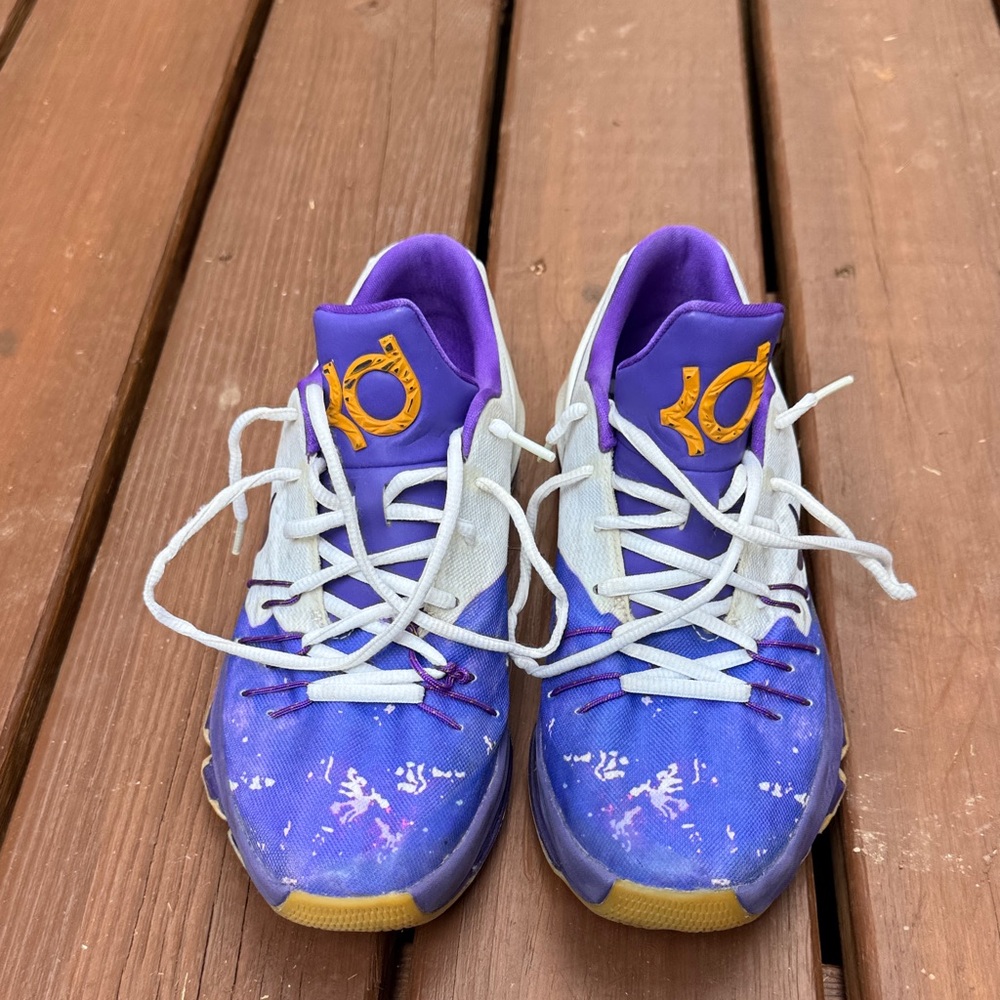 Nike KD PBJs Purple and White Sneakers